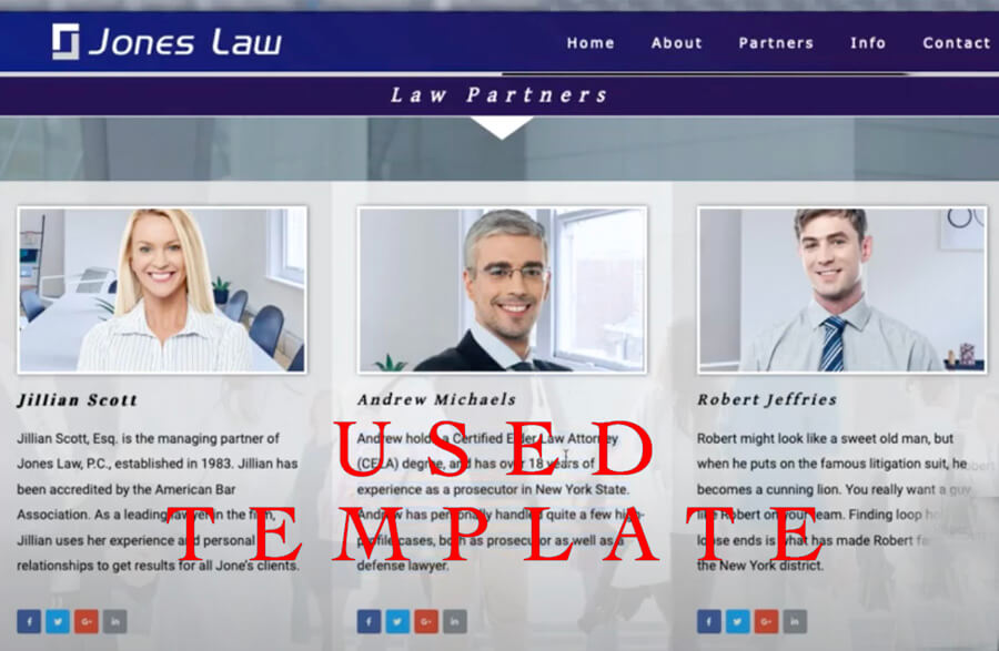 law firm website